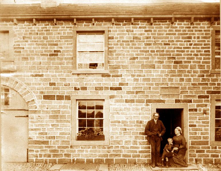 Amisteads at Bendgate Farm.jpg - Thought to be the Armistead family at Bendgate Farm   ( Can anyone give names or date ? )  